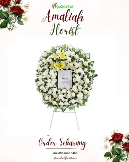 Krans Bunga Duka Pegantenan